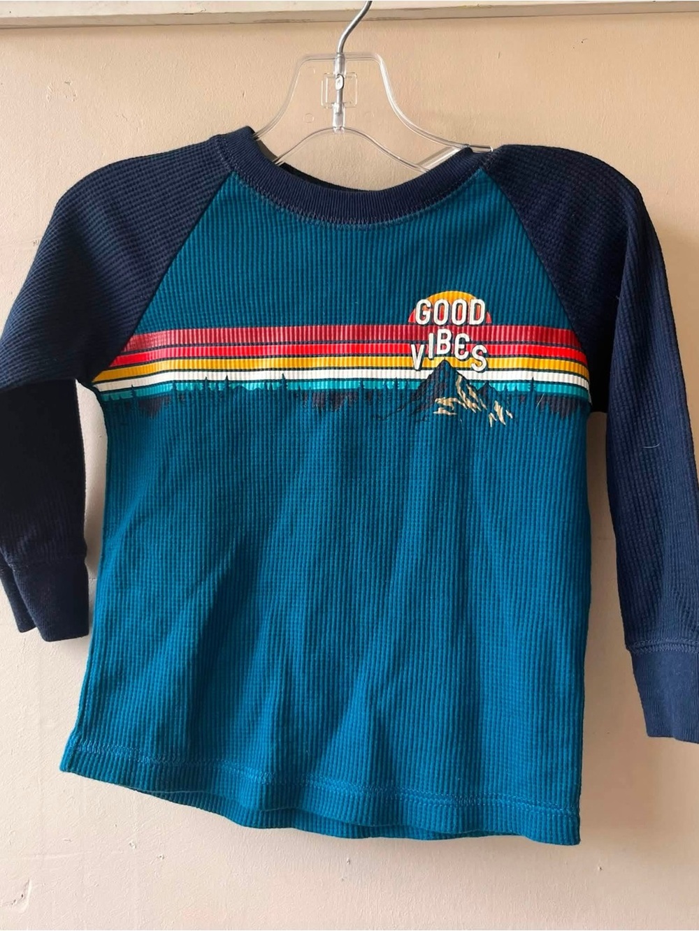 Lot of 3 Toddler Boys Long Sleeve Graphic Tees 12-18M - Picture 4 of 4